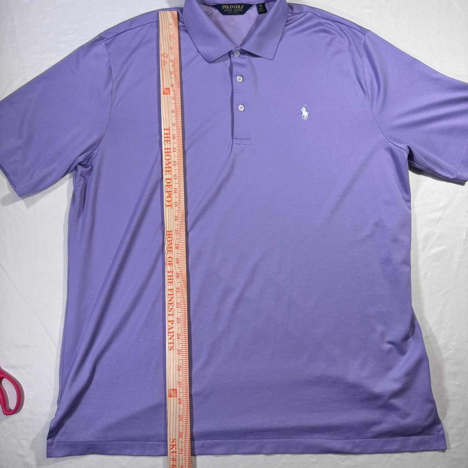 Polo Ralph Lauren RALPH LAUREN POLO GOLF Men's XL Short Sleeve Light Purple Size US XL / EU 56 / 4 - 7 Thumbnail