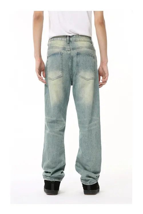 VIBE American retro distressed washed gradient jeans Size US 32 / EU 48 - 5 Thumbnail