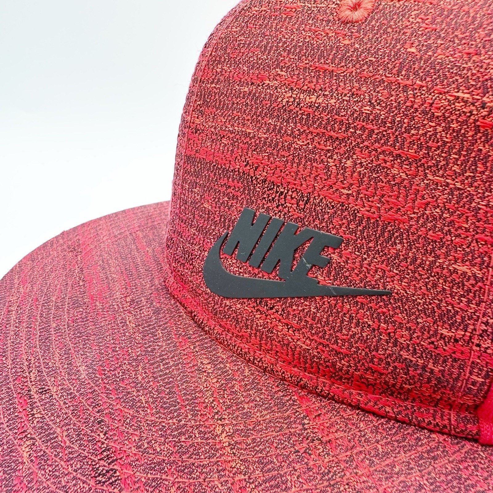 Nike Nike True Dri Fit Hat Snapback Cap Adjustable Heathered Red Size ONE SIZE - 6 Thumbnail