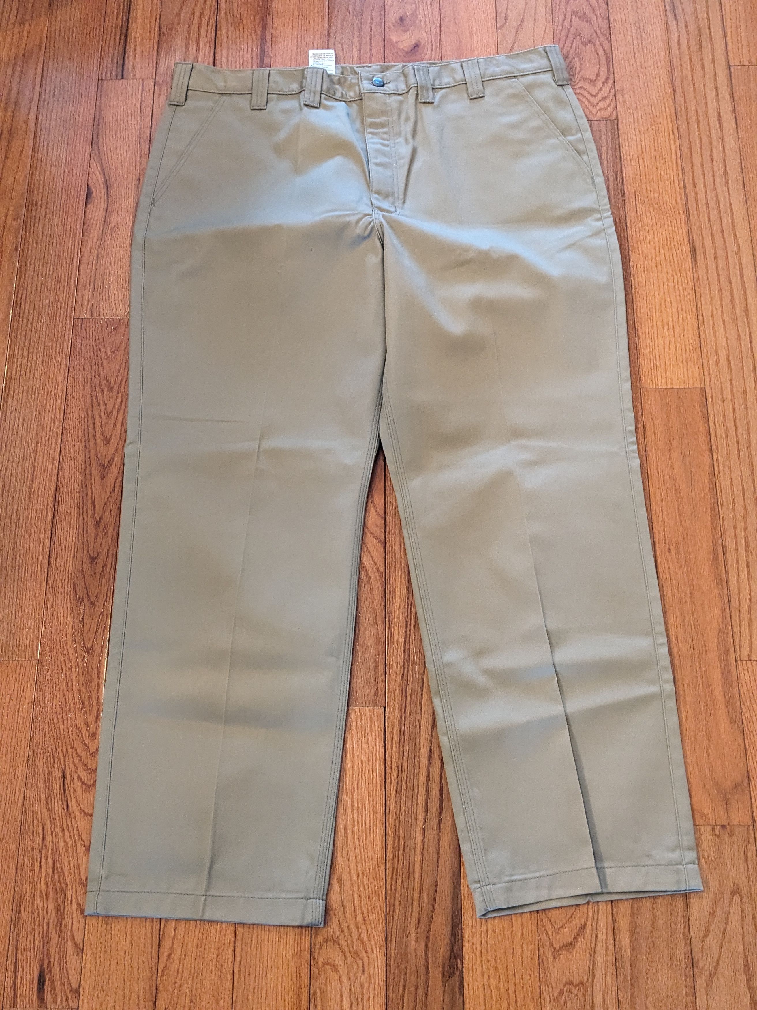 Carhartt × Vintage Carhartt 44x32 Relaxed Fit Twill Work Wear Khaki Pants Size US 44 / EU 60 - 6 Thumbnail
