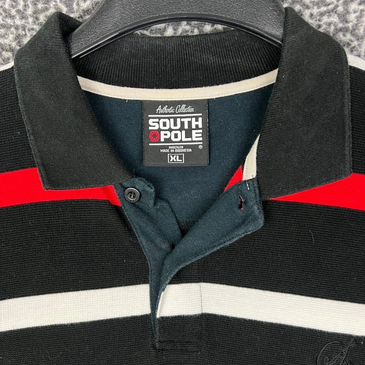 Southpole Southpole Polo Shirt Men XL Striped Short Sleeve Cotton Y2k Size US XL / EU 56 / 4 - 3 Thumbnail