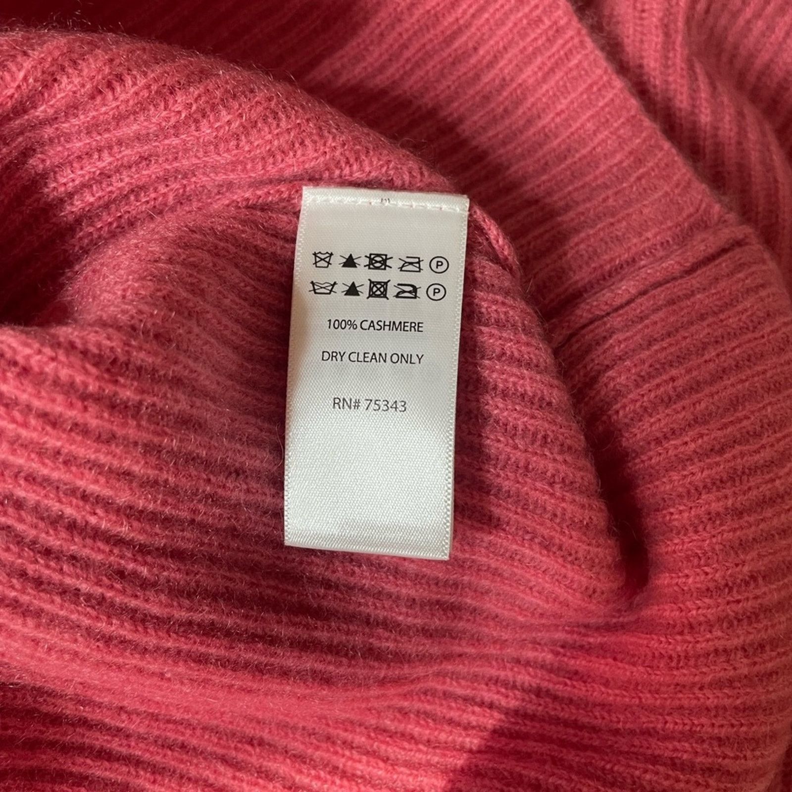 Rachel Zoe Ribbed 2-Ply Cashmere Sweater - Zip Neck from Rachel Zoe Size L / US 10 / IT 46 - 7 Thumbnail