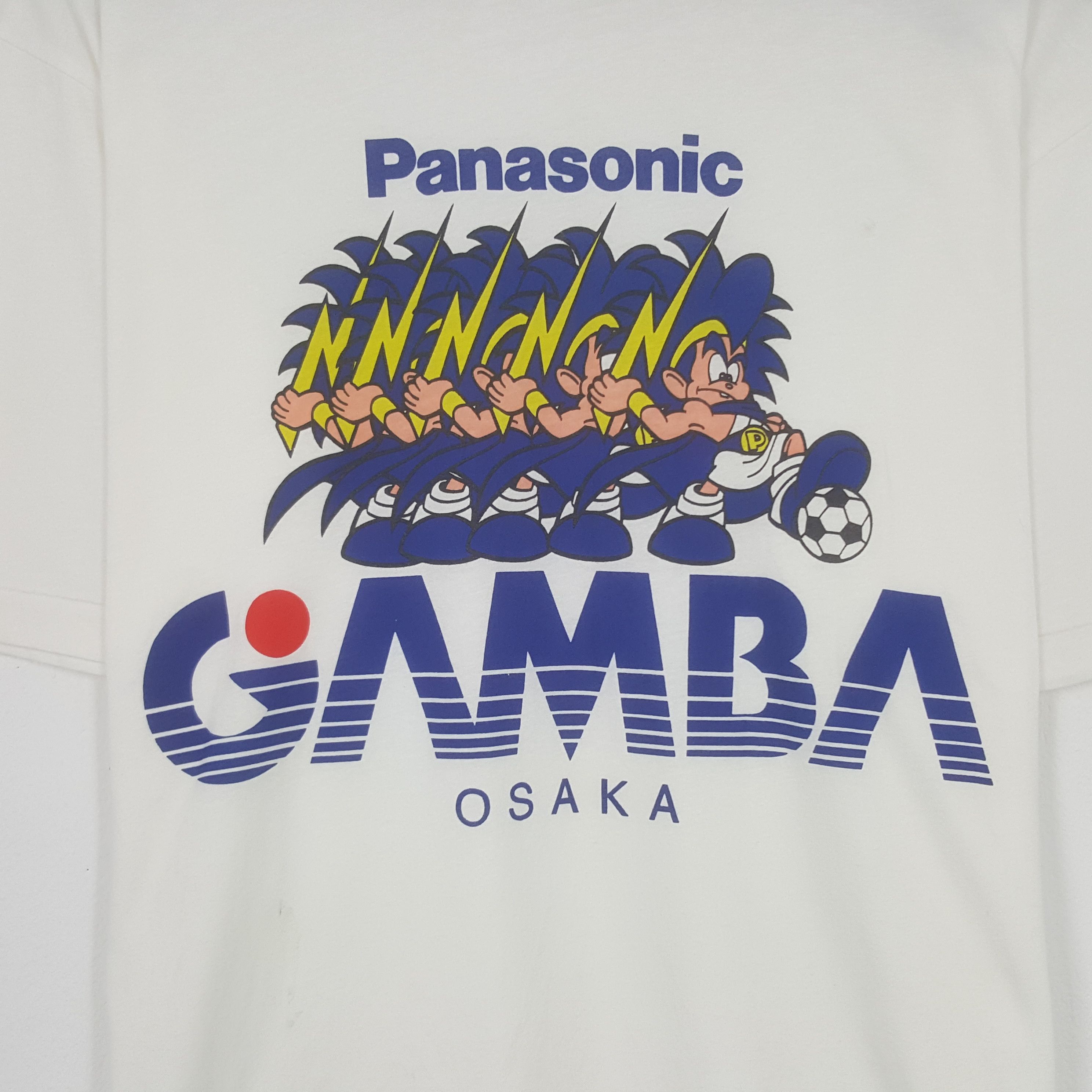 GAMBA OSAKA Panasonic Tシャツ Fサイズ Vintage Panasonic Gamba Osaka Tshirt