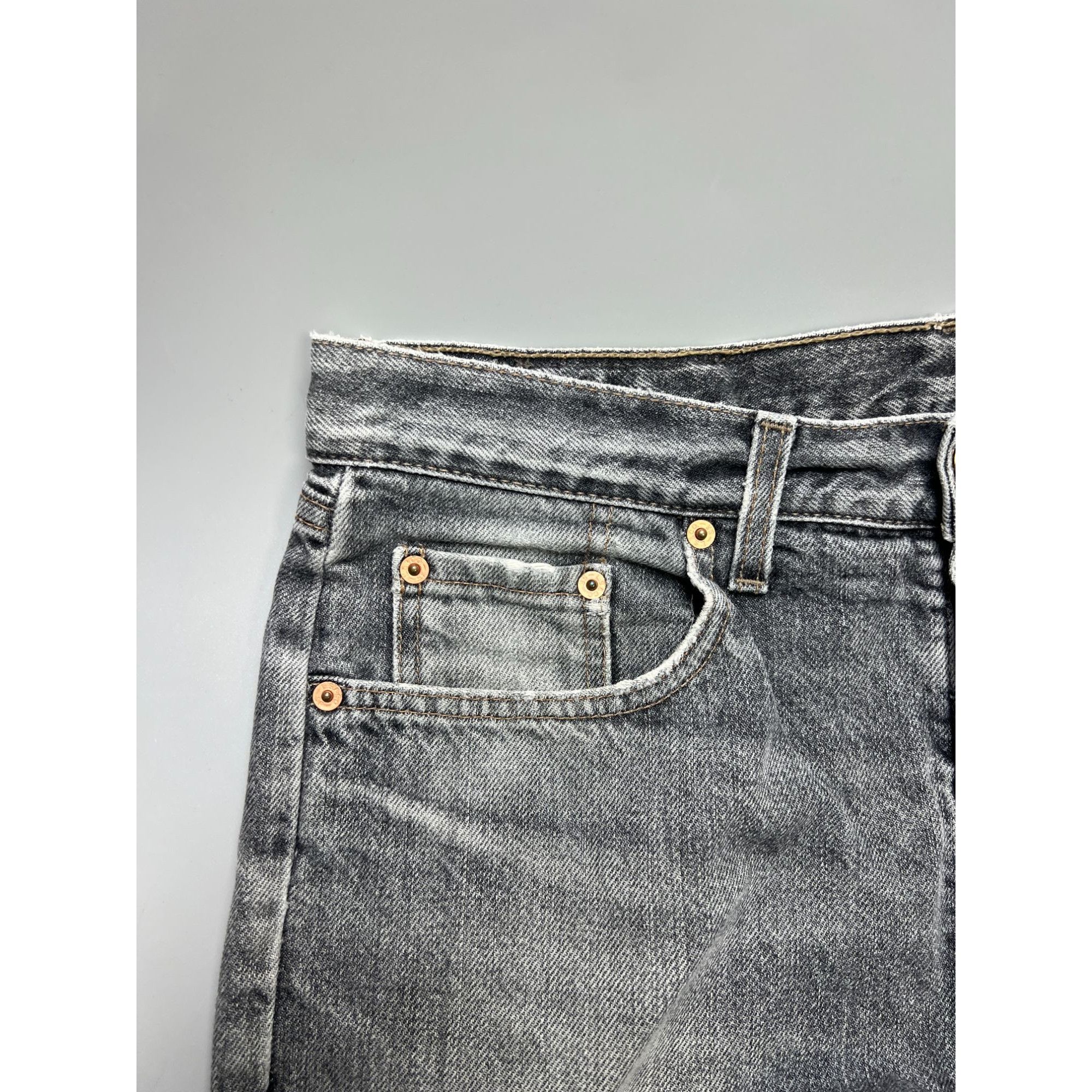 Levi's Vintage Clothing Levi’s 615 Vintage Orange Tab Gray Denim Jeans Pants (Y1058) Size US 33 - 4 Thumbnail
