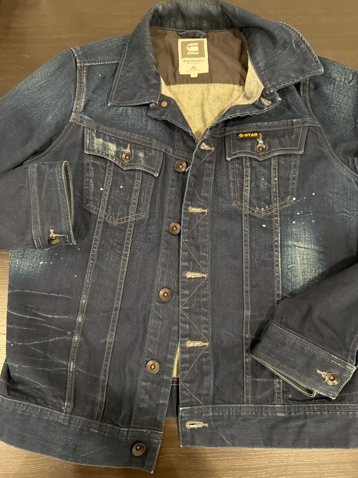 G-Star GStar Denim Jacket Size US L / EU 52-54 / 3 - 1 Thumbnail