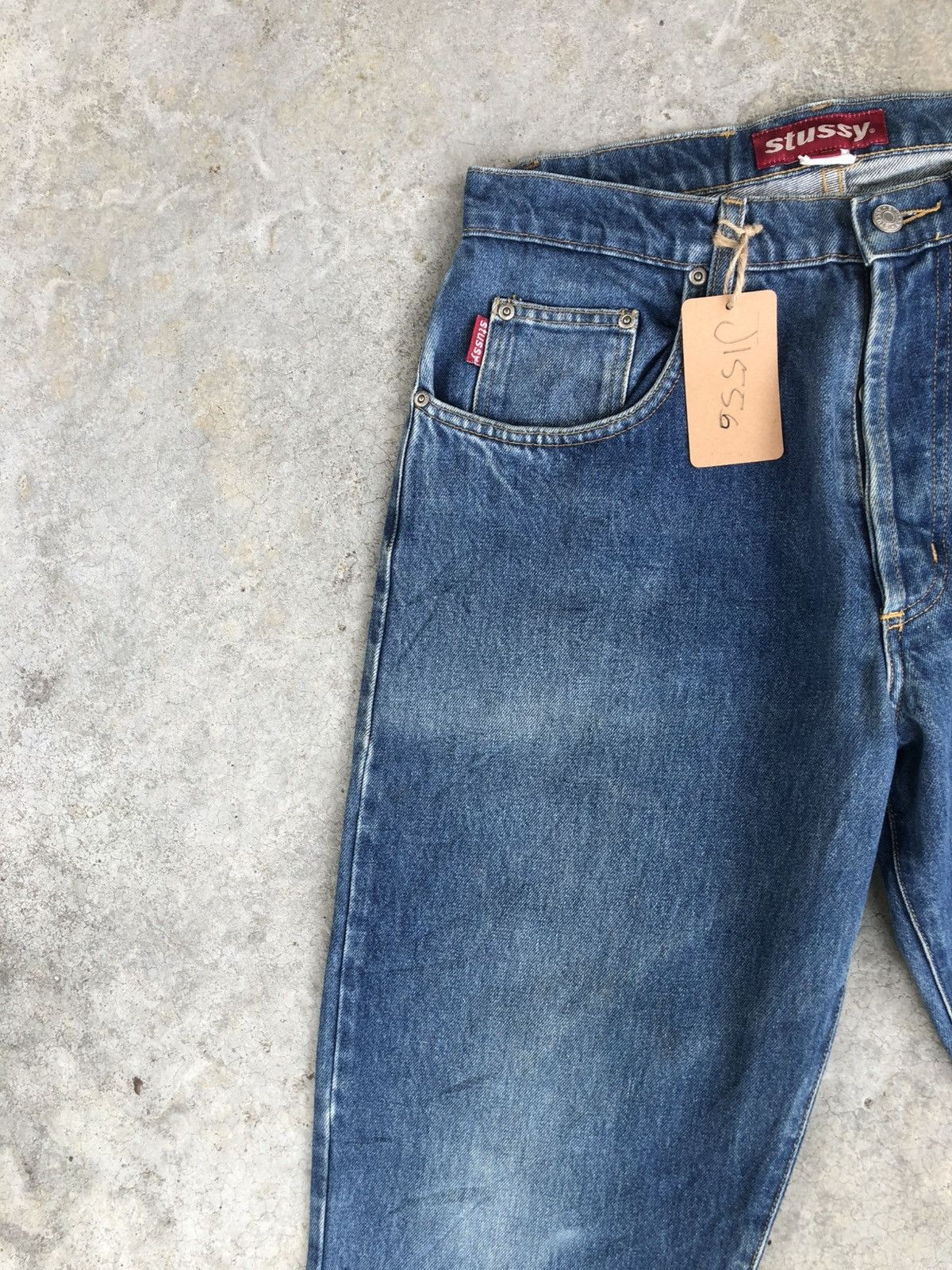 Stussy Stussy Baggy Jeans Distressed Jeans Size US 31 - 4 Thumbnail