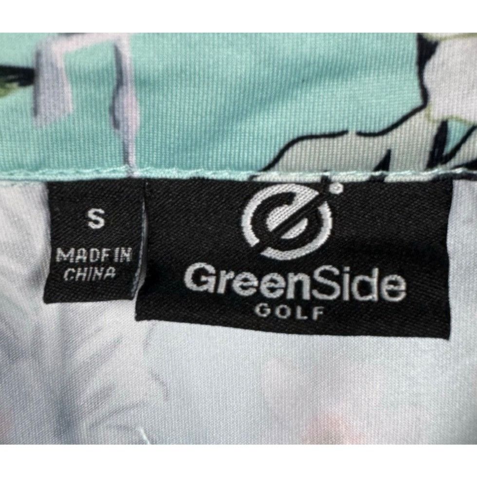 Other Greenside Golf Men's Performance Golf Polo Shirt Tiger Palms Size US S / EU 44-46 / 1 - 3 Thumbnail
