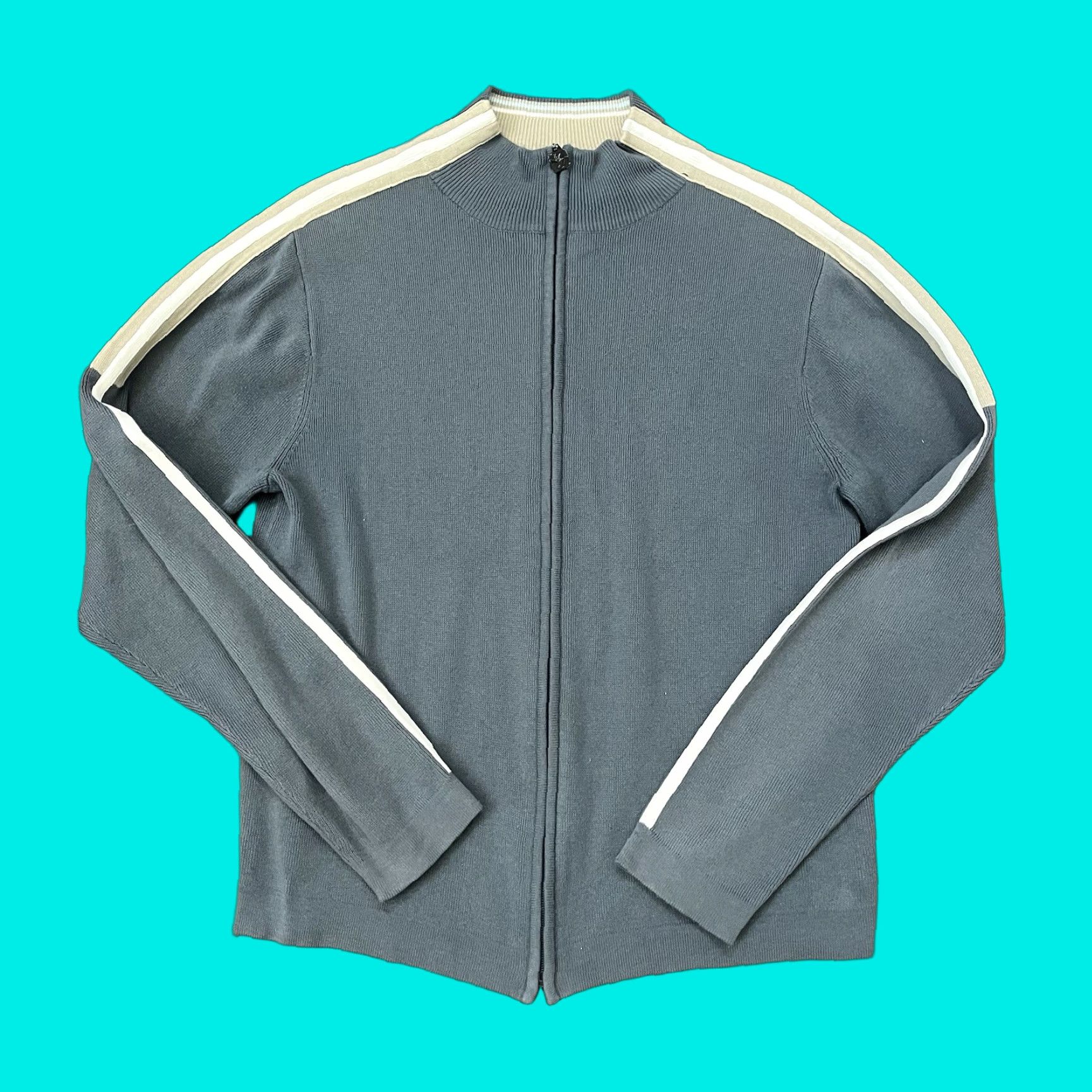 Quiksilver Quiksilver Vintage Yes Gray Full Zip Jumper Mens Sweater Medium Surf Skate Y2K Grunge 90s Size US M / EU 48-50 / 2 - 1 Thumbnail