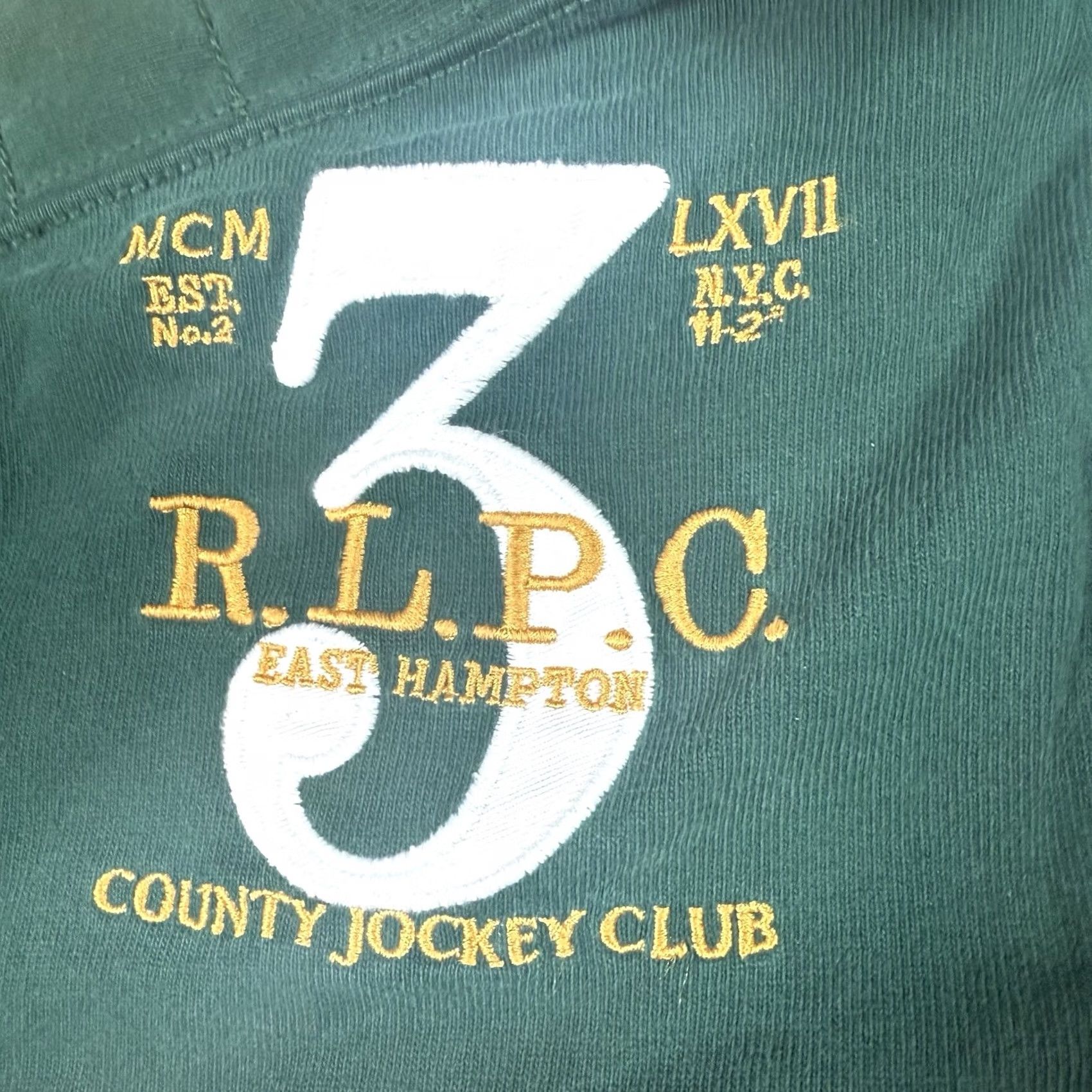 Ralph Lauren VINTAGE Ralph Lauren Rugby Shirt Polo Mens XL Red Equestrian Jockey Club Hampton NYC Men Size US XL / EU 56 / 4 - 4 Thumbnail