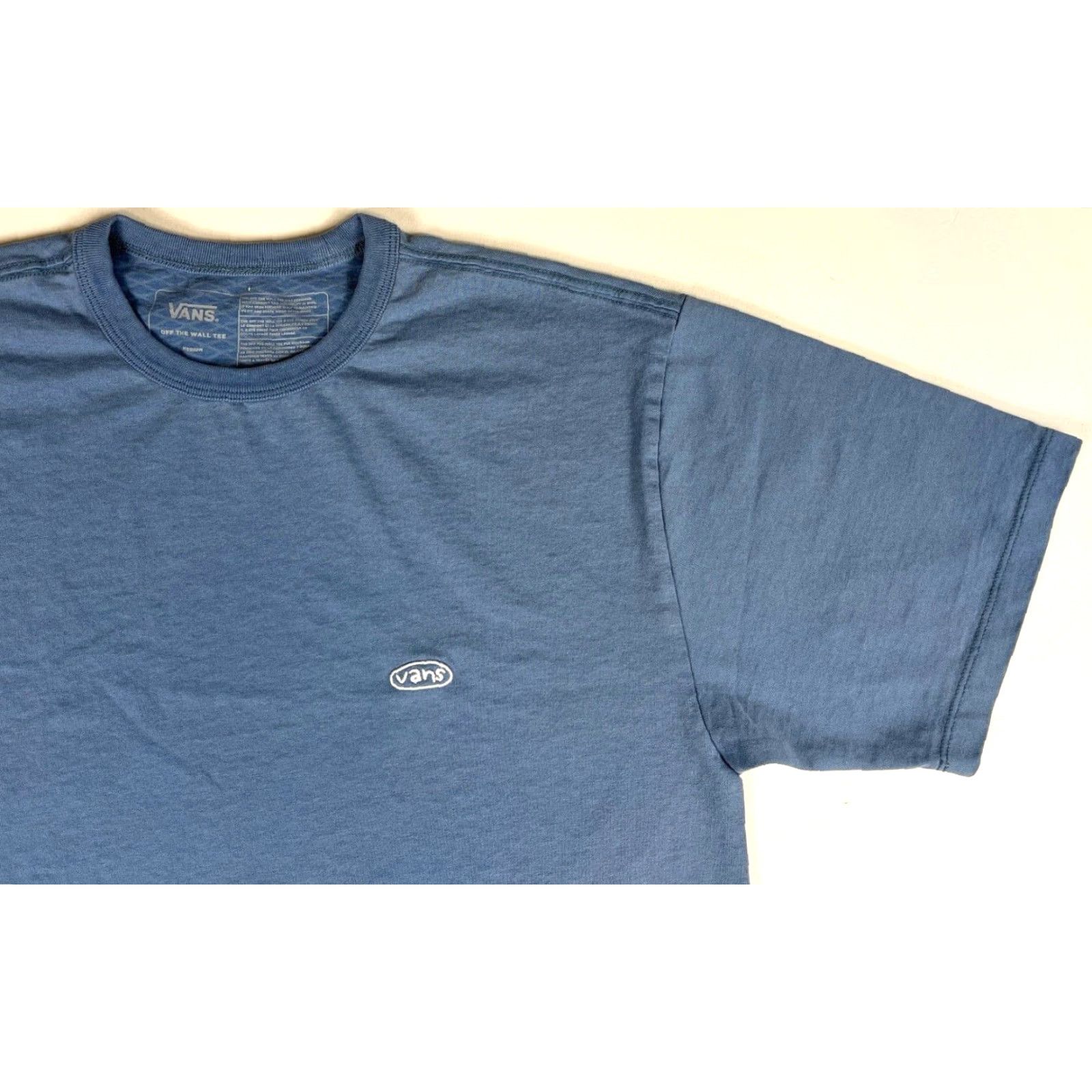 Vans Vans Off the Wall Color Multiplier T-Shirt Mens M Blue 100% Cotton Crew Neck Short Sleeve Easy Care Moisture Wicking Size US M / EU 48-50 / 2 - 4 Thumbnail