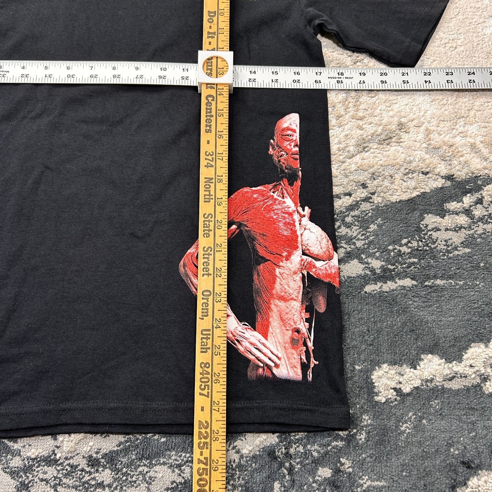 Anvil Anvil T Shirt Mens Small Black Knit Cotton Bodies Reveale Size US S / EU 44-46 / 1 - 3 Thumbnail