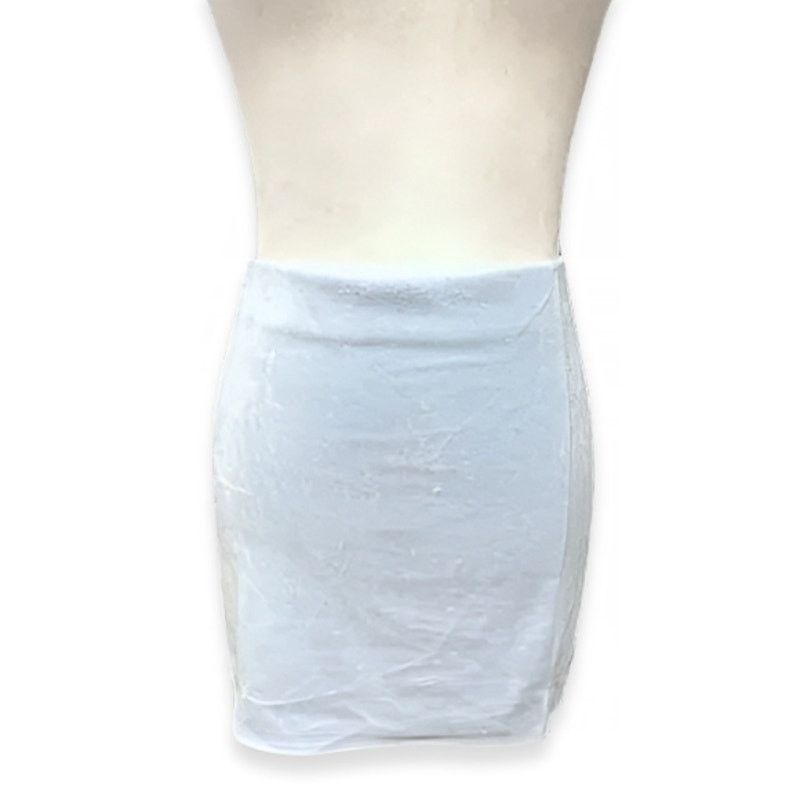 Other Elodie Mini Pull On Skirt Bodycon Velour Light Blue W S NWOT Size 26" / US 2 / IT 38 - 1 Thumbnail