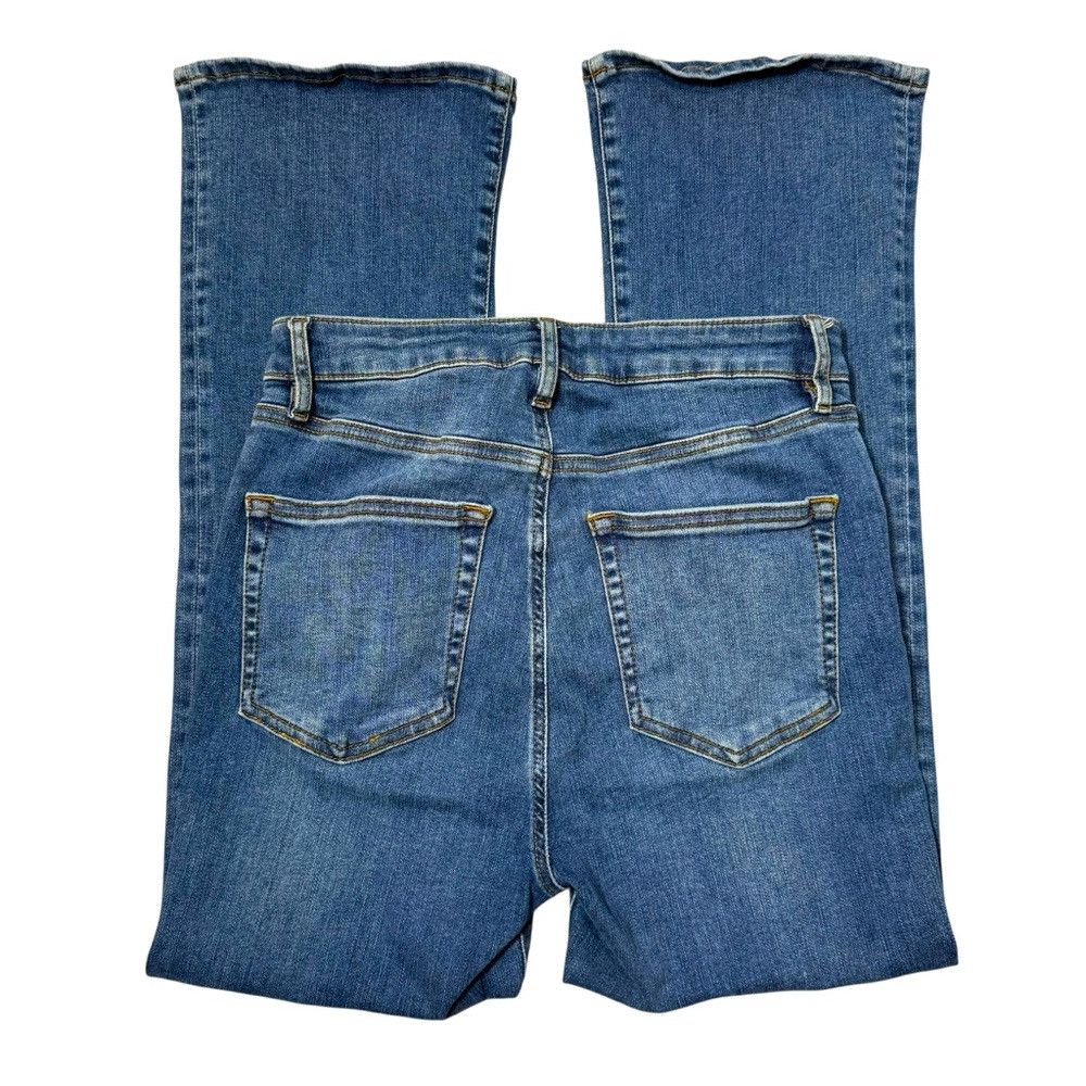 Frame FRAME Le Crop Mini High Rise Bootcut Jeans in Mermaid Size Size 28" / US 6 / IT 42 - 4 Thumbnail