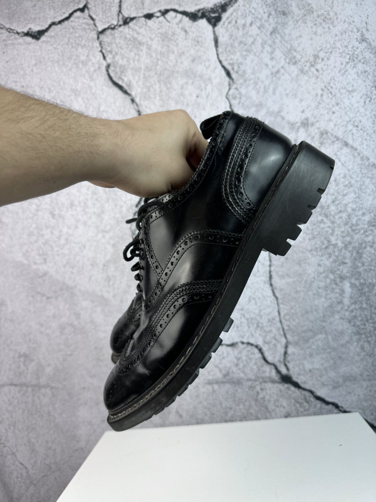 Givenchy RARE Givenchy Chunky Leather Derbies Shoes Size US 11 / EU 44 - 4 Thumbnail