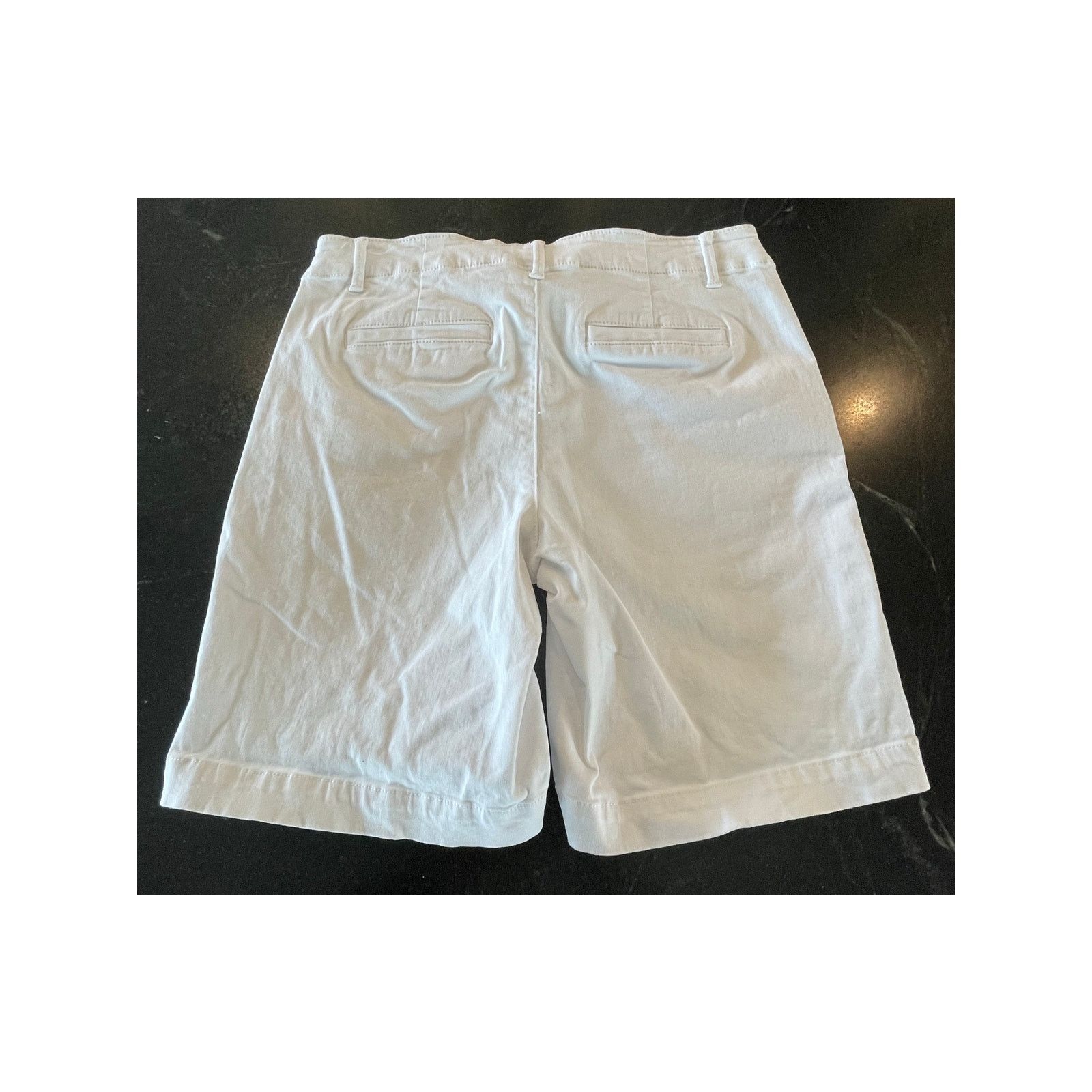 Loft LOFT OUTLET White Monroe Bermuda shorts 8 Size 30" / US 8 / IT 44 - 2 Thumbnail