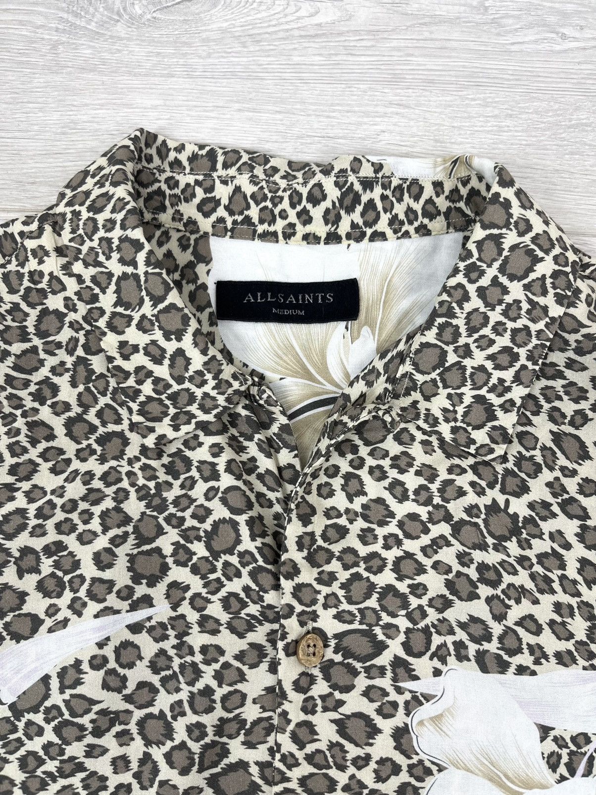 Allsaints Allsaints Hawaiian Kuhi SS Shirt Size US M / EU 48-50 / 2 - 3 Thumbnail