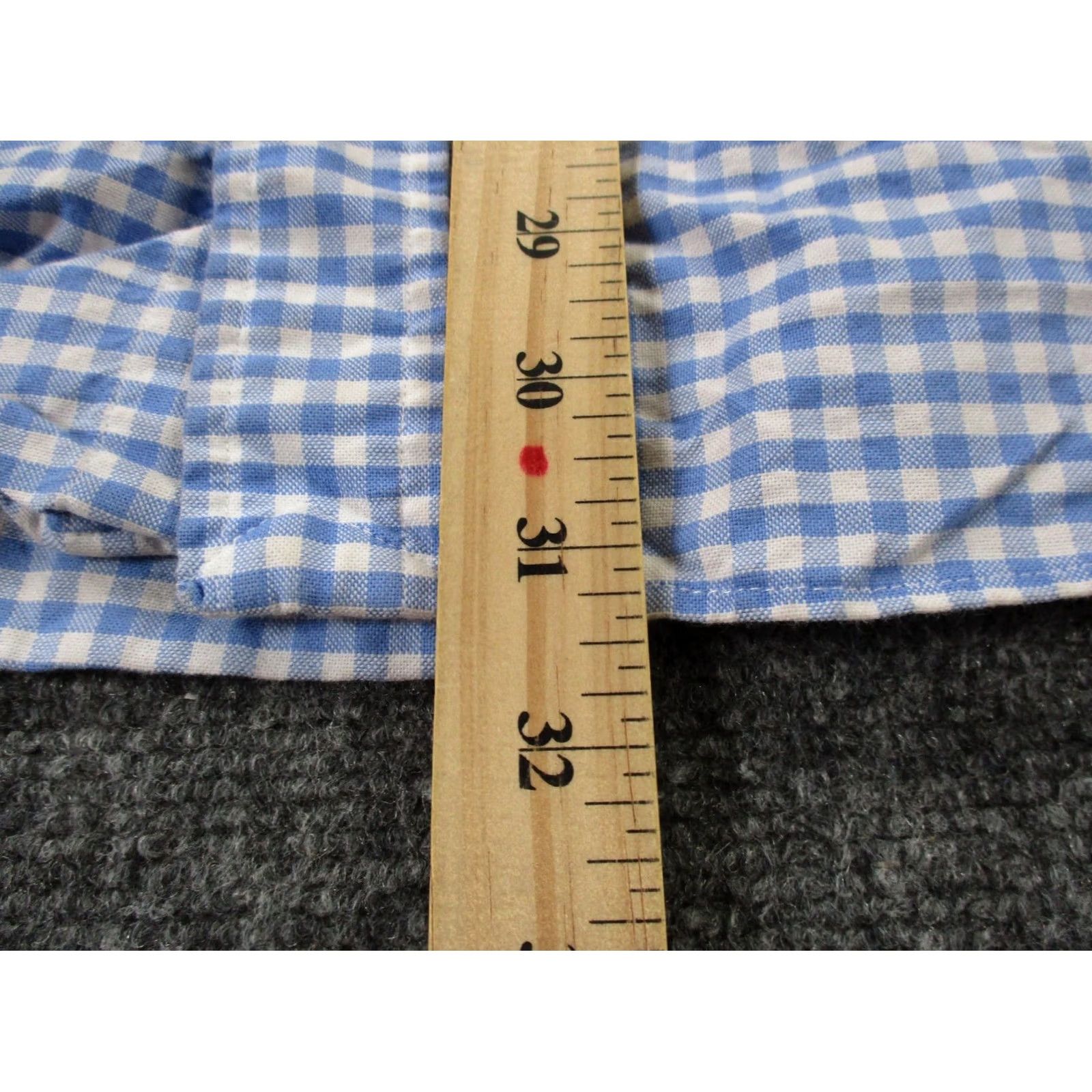 Ralph Lauren Ralph Lauren Shirt Mens Big 2X Blue 2XB Plaid Classic Dress Business Pony Logo Preppy Size 48R - 5 Thumbnail
