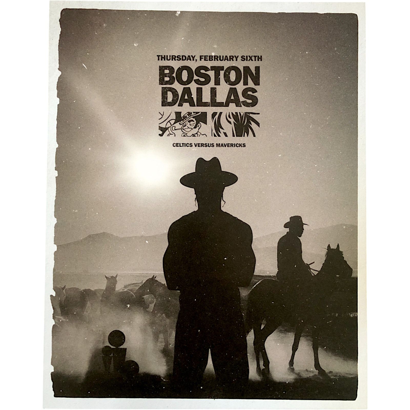 NBA Boston Celtics v Dallas Mavericks 2/6/25 Roster Poster Size ONE SIZE - 1 Thumbnail