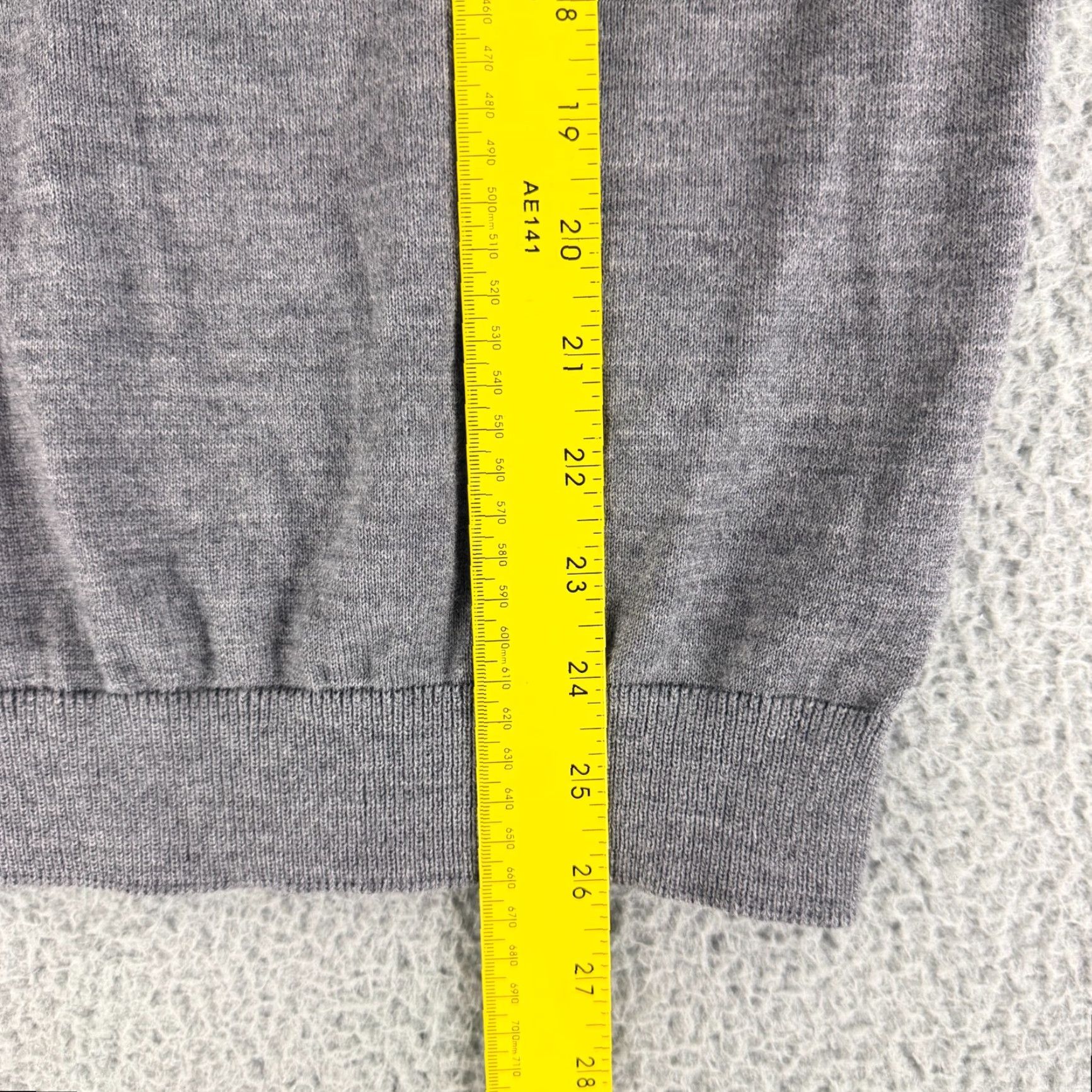 A Kind Of Guise A Kind of Guise Sweater Mens Small Gray Long Sleeve 100% Merino Wool Pullover Size US S / EU 44-46 / 1 - 6 Thumbnail