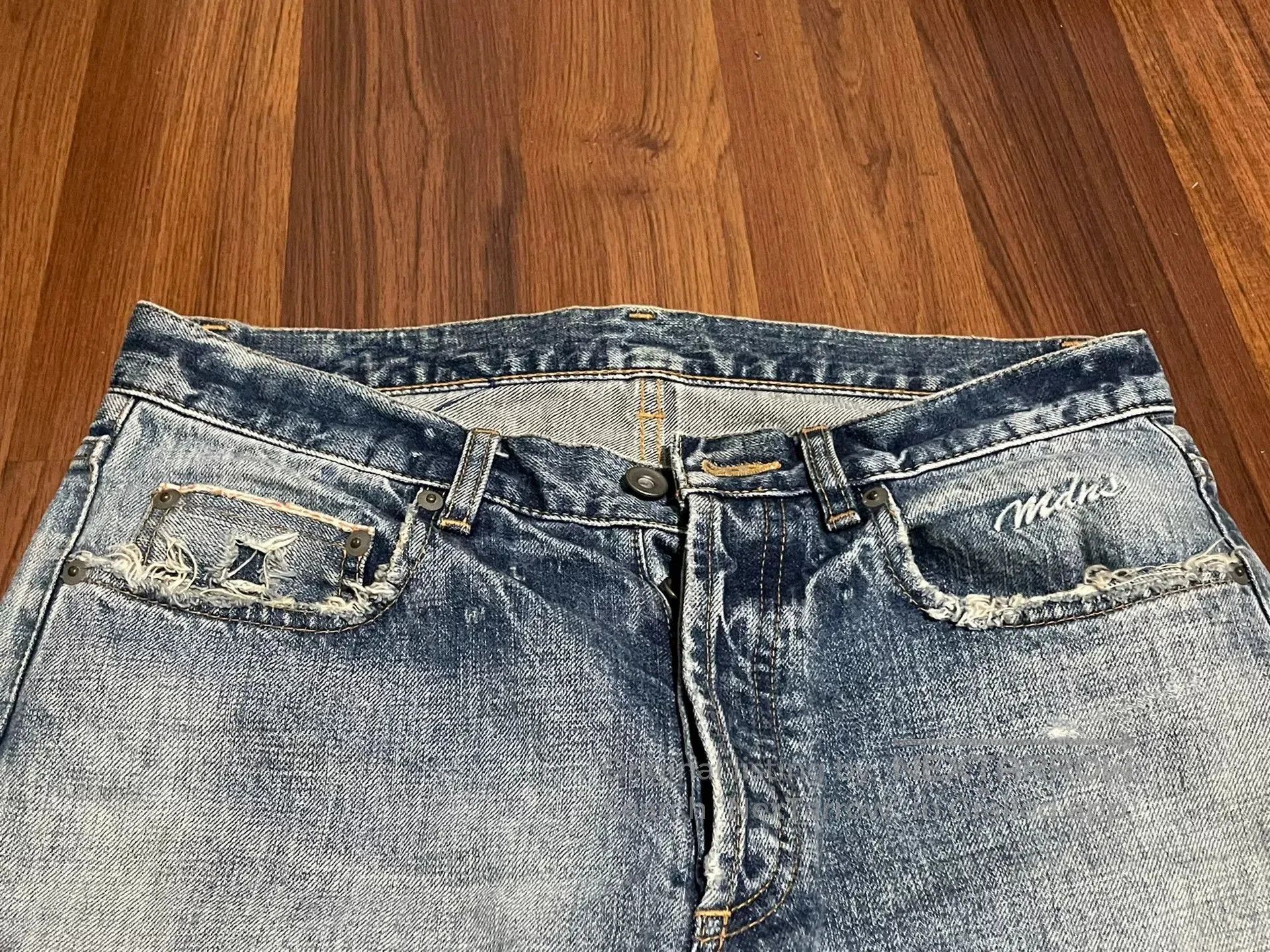 Madness MADNESS 17SS Japan Distressed Jeans. Size US 30 / EU 46 - 5 Thumbnail