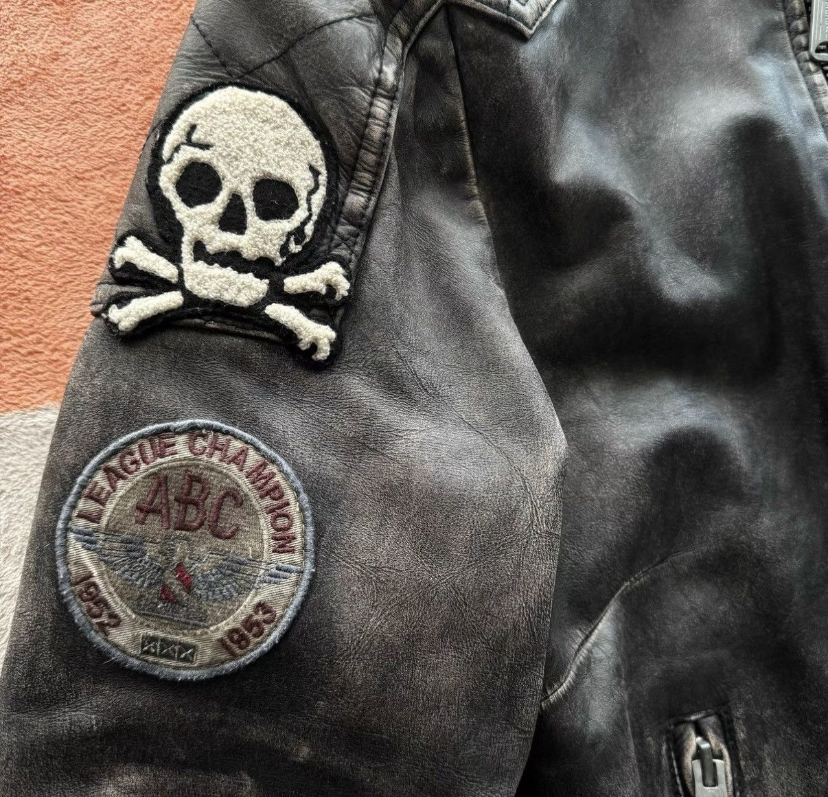 Polo Ralph Lauren RL Rugby Ralph Lauren Polo Motorcycle Leather Jacket K22 Size US S / EU 44-46 / 1 - 5 Thumbnail