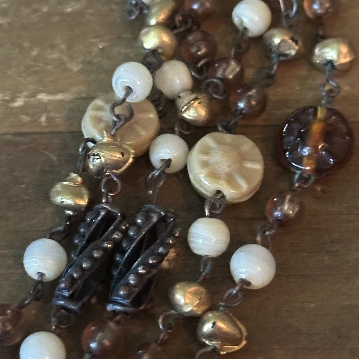 Other Bronze tone multi strand layered station bead necklace Size ONE SIZE - 5 Thumbnail
