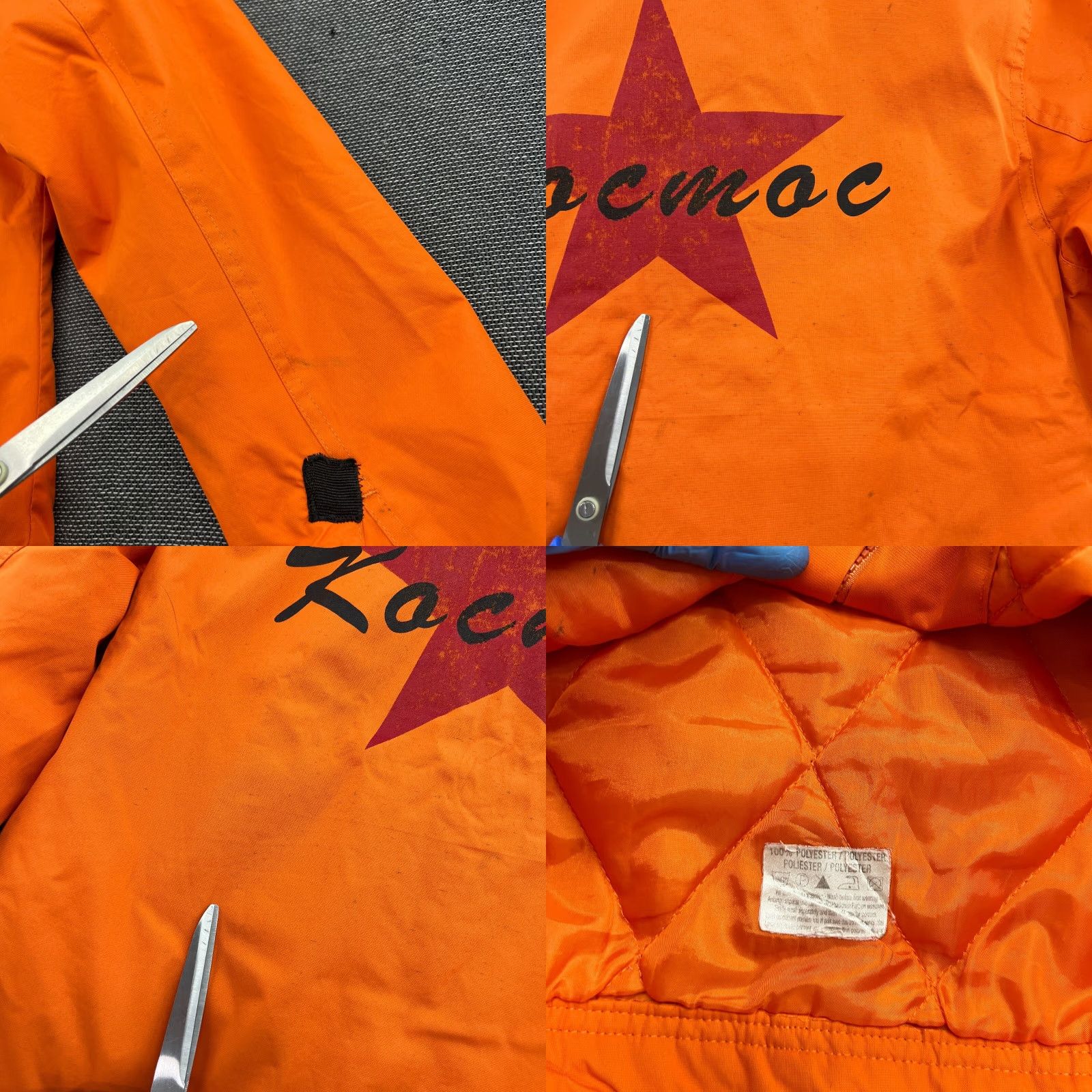 Vintage VINTAGE Race Car Jacket Womens Large Orange Nascar/F1 Style Size L / US 10 / IT 46 - 8 Thumbnail