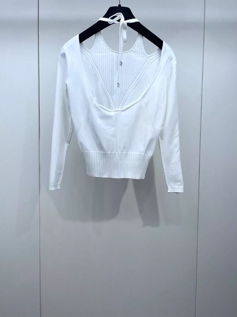 Chanel Chanel Backless Knit Top for Women -2505 Size US XS / EU 42 / 0 - 2 Thumbnail