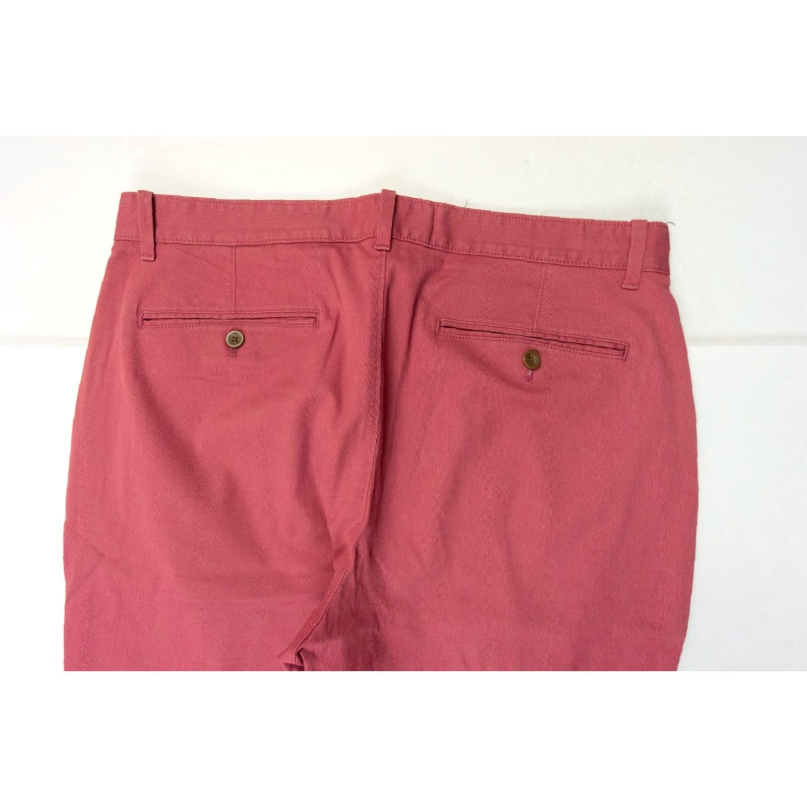 Banana Republic VINTAGE Banana Republic Men's Pants Chino Casual Business 35x30 Red Straight Fit Size US 35 - 5 Thumbnail