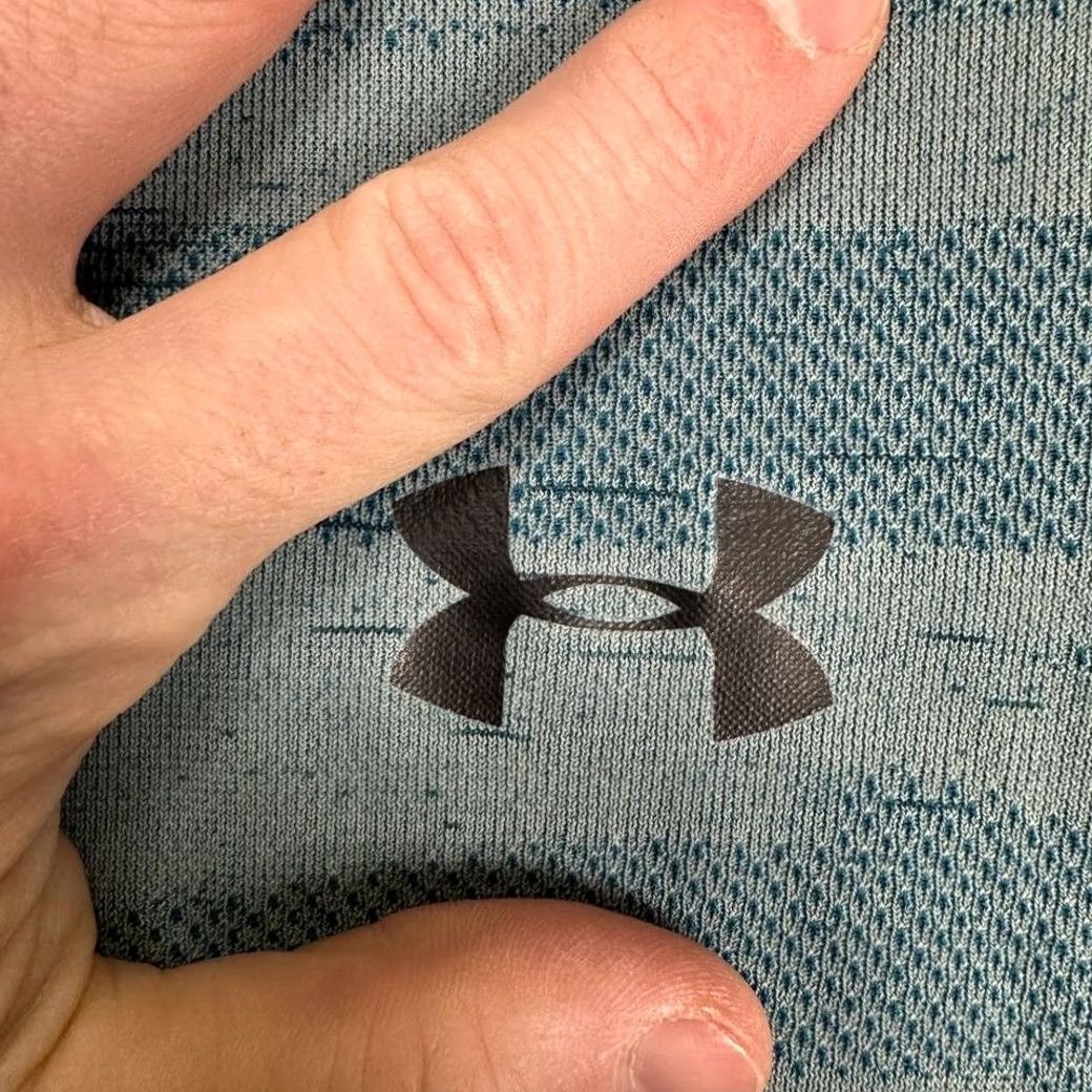 Under Armour Under Armour T-Shirt Mens Small Blue Nylon Blend Seamless Wave Short Sleeve Crew Neck Fitted NEW Size US S / EU 44-46 / 1 - 7 Thumbnail