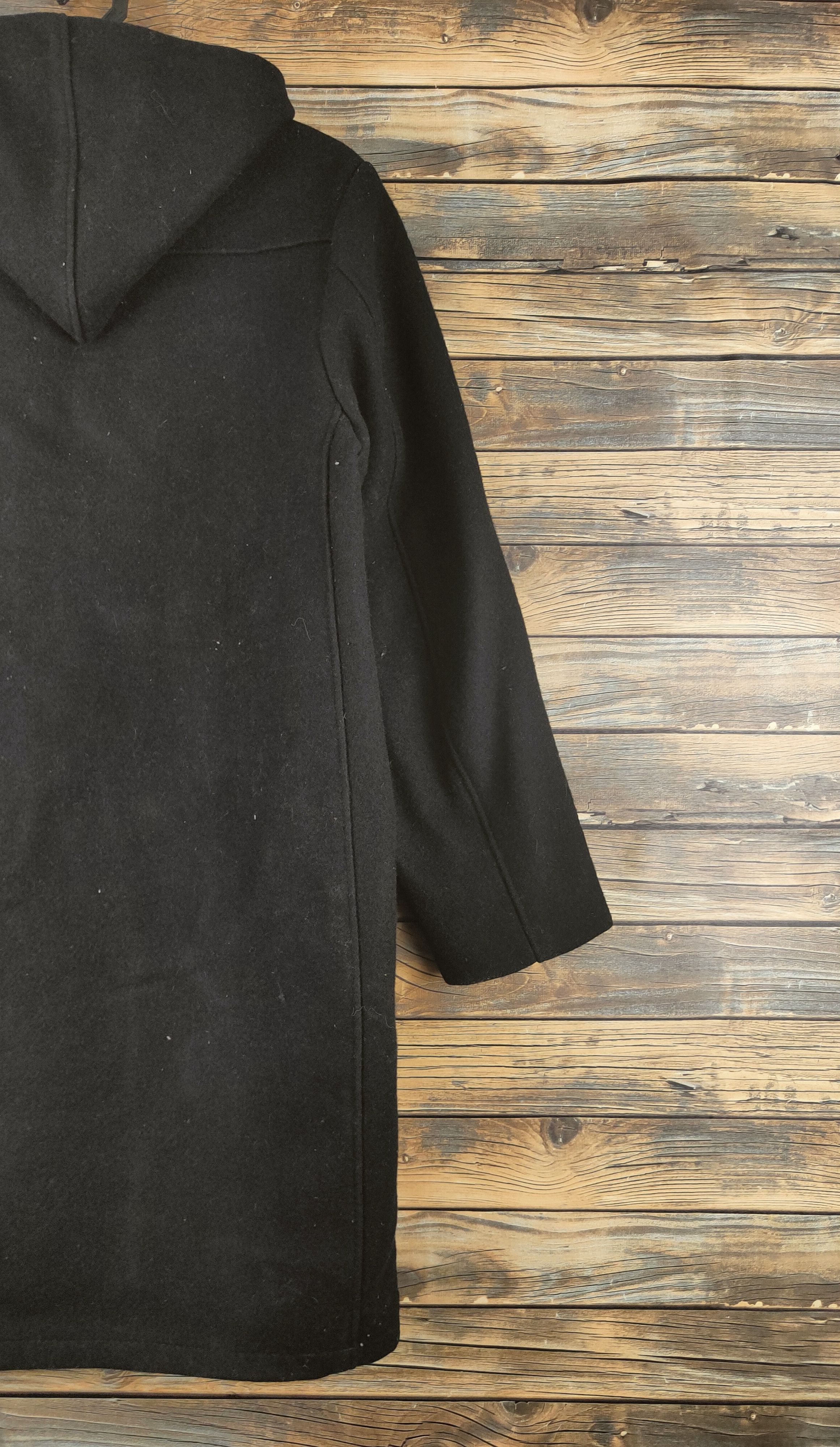 Schott Schott Black Hoodie Duffle Coats #S2869 Size US L / EU 52-54 / 3 - 9 Thumbnail