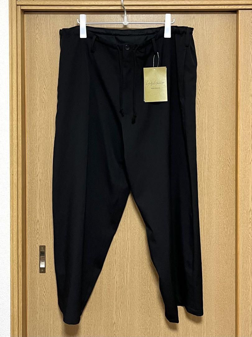 Yohji Yamamoto yohji yamamoto pour homme 24ss wool gabardine tapered pants Size US 44 / EU 60 - 3 Thumbnail