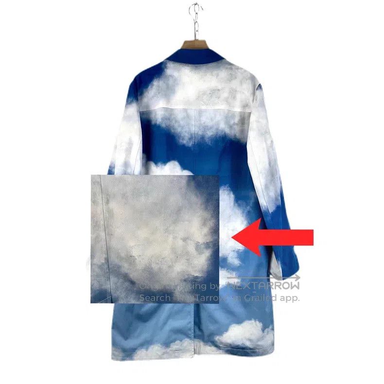 Louis Vuitton Louis Vuitton Blue Sky and White Clouds LOGO Windbreaker c Size US L / EU 52-54 / 3 - 7 Thumbnail