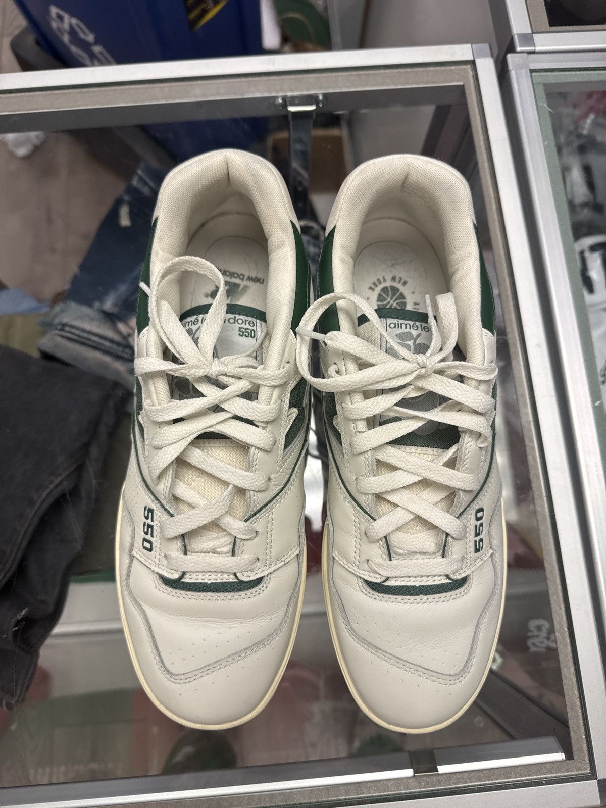 Aime Leon Dore × New Balance New balance 550 aime Leon dore green 9.5 Size US 9.5 / EU 42-43 - 6 Thumbnail