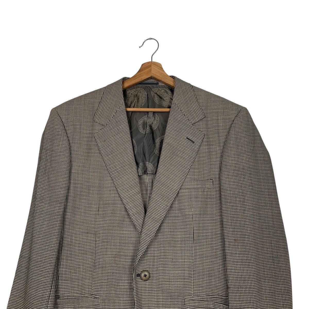 Versace Vintage Gianni Versace Couture Wool Blazer Jacket Size US M / EU 48-50 / 2 - 2 Thumbnail
