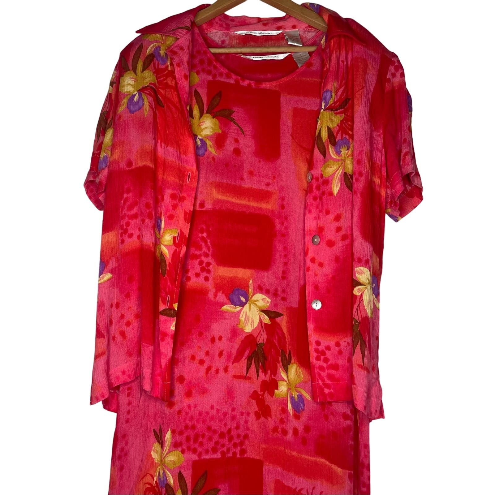 Other NWOT Draper’s & Damon’s Two Piece Rayon Set Size 26" / US 2 / IT 38 - 10 Thumbnail