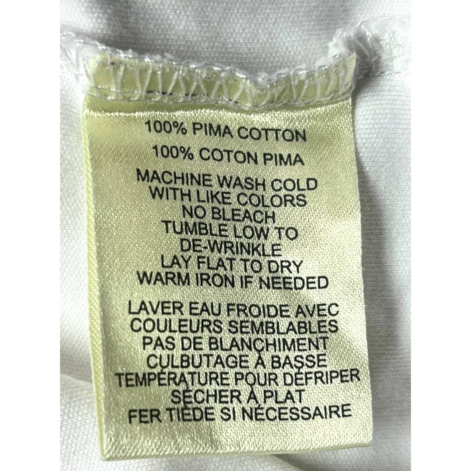 Vintage Robert Barakett T Shirt Orion White Pima Cotton Short Sleeve Mens 2XL White Cowboy Western Tagless Crew Neck Size US XXL / EU 58 / 5 - 6 Thumbnail