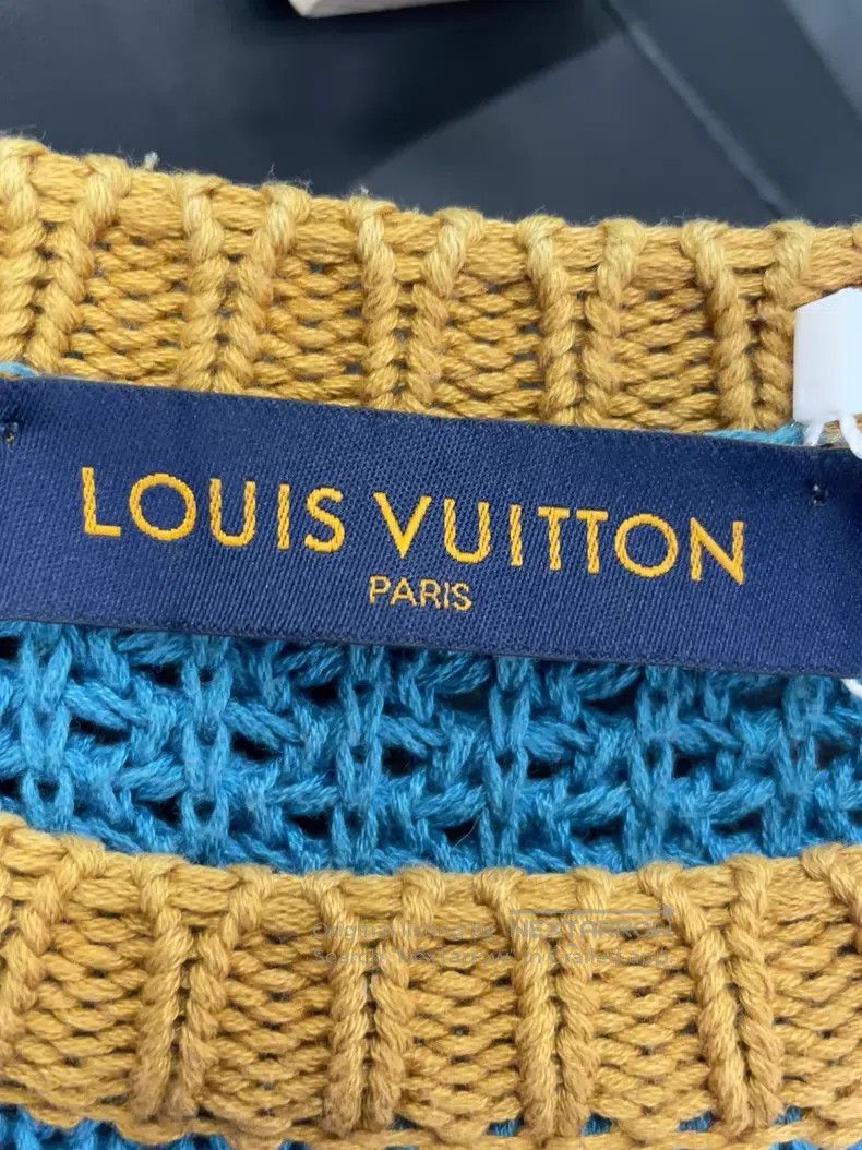 Louis Vuitton Louis Vuitton Color contrast knit sweater Size US S / EU 44-46 / 1 - 3 Thumbnail