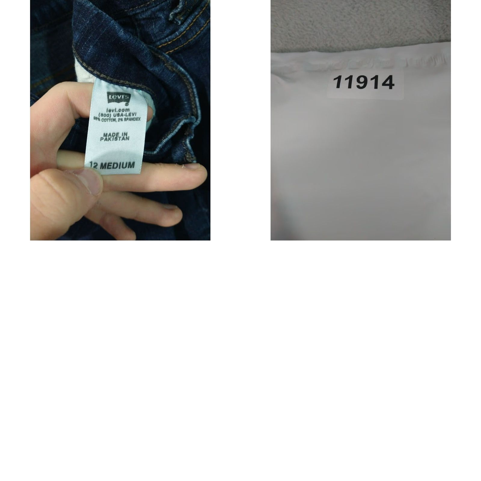 Levi's Levi's Jeans Adult 12 Blue Denim 512 Slim Bootcut 5-Pocket Womens Size 34" / US 12 / IT 48 - 8 Thumbnail