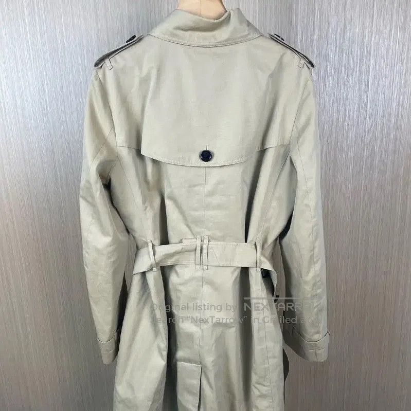 Burberry Burberry Women's Khaki Cotton Trench Coat. Size L / US 10 / IT 46 - 2 Thumbnail