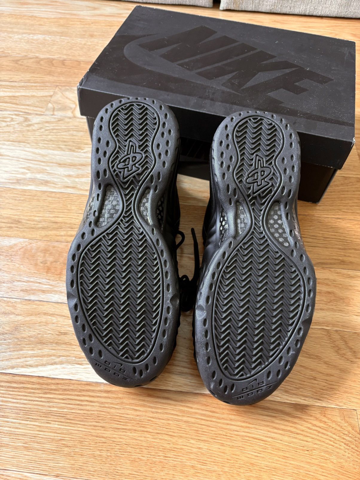 Comme des Garcons × Nike Sz 10 Comme des Garçons x Nike Air Foamposite One Black CDG Size US 10 / EU 43 - 5 Thumbnail