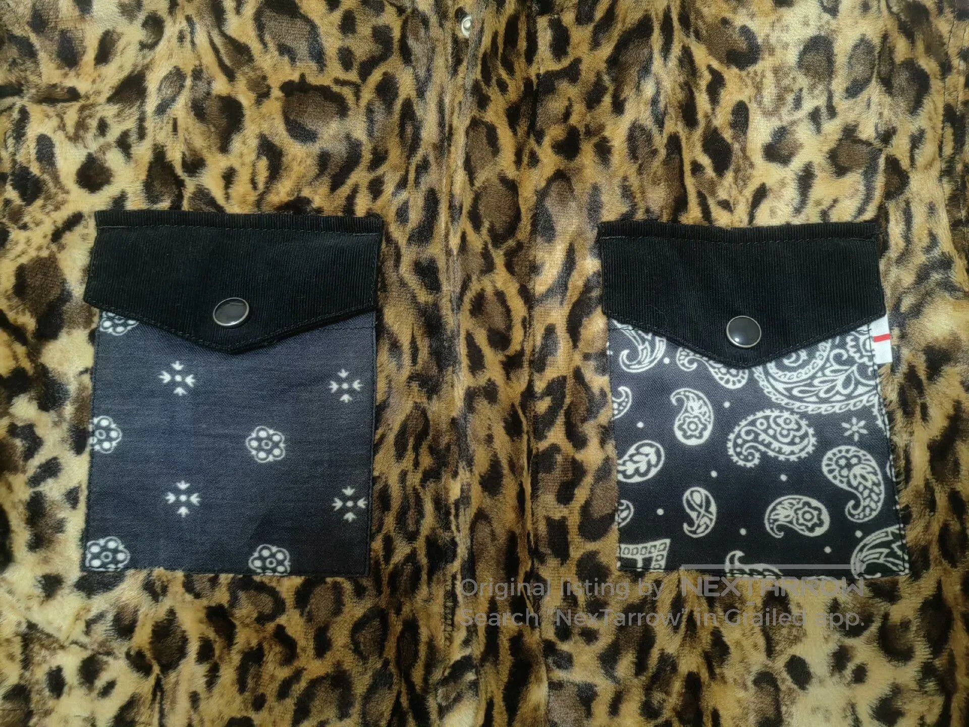 WHIZ LIMITED leopard print hooded jacket for men. Size US XL / EU 56 / 4 - 6 Thumbnail