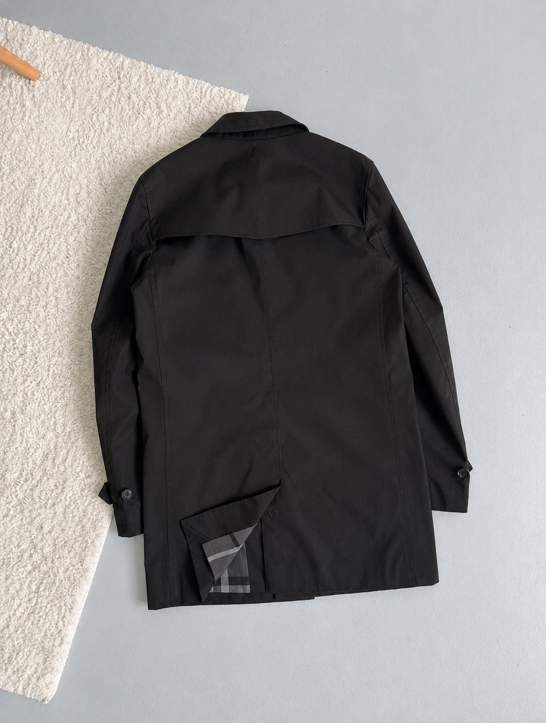 Burberry Burberry Coat Black Cotton Mens Mac Coat Jacket Size US M / EU 48-50 / 2 - 8 Thumbnail