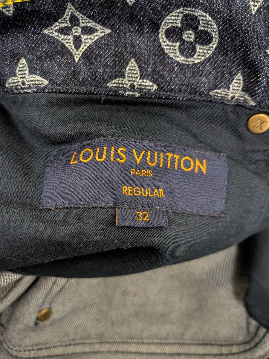 Louis Vuitton LOUIS VUITTON X KIM JONES DENIM MONOGRAM 32 Size US 32 / EU 48 - 6 Thumbnail
