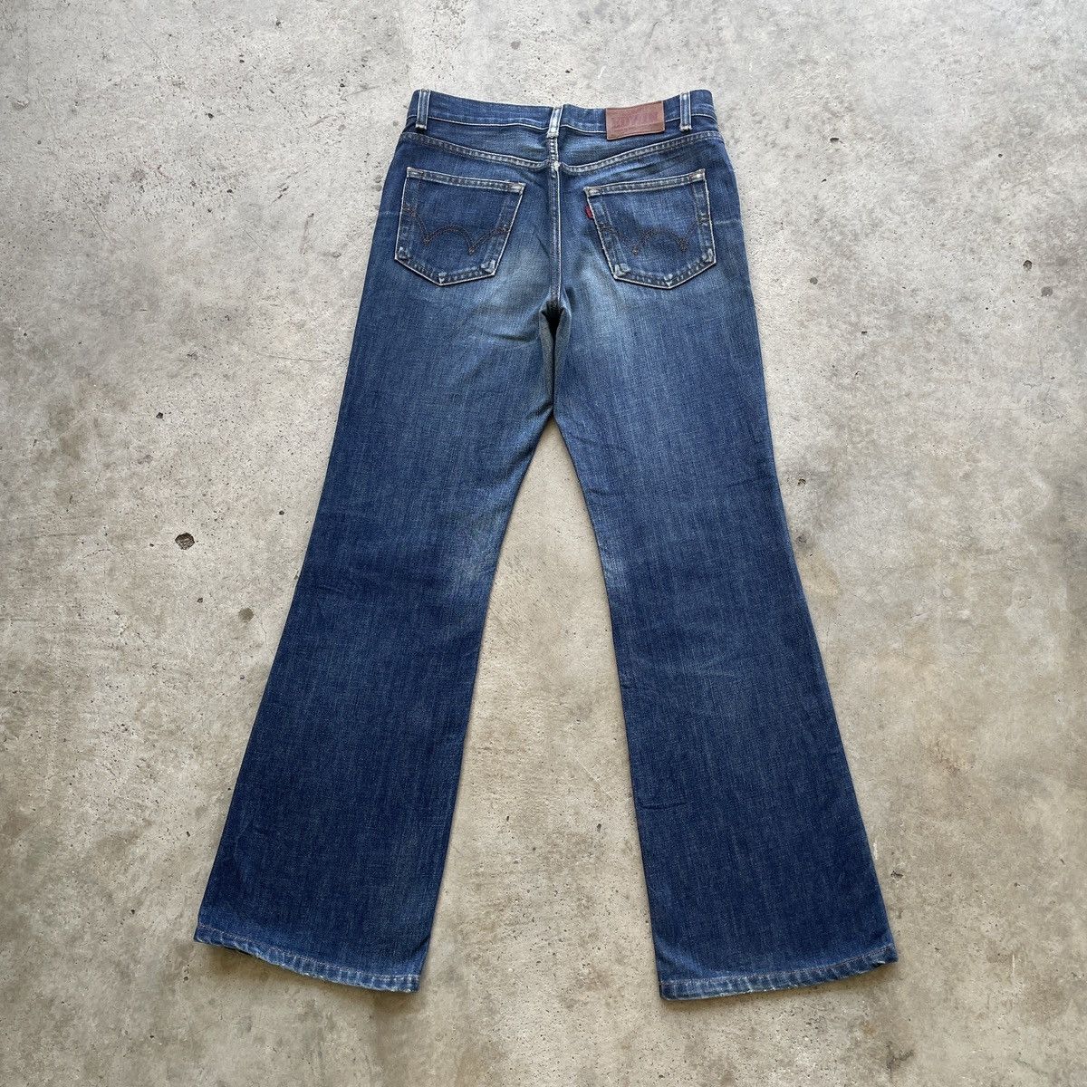Japanese Brand W29 Vintage Edwin 503 Faded BOOTCUT Jeans FLARE Pants Denim Size US 29 - 11 Thumbnail