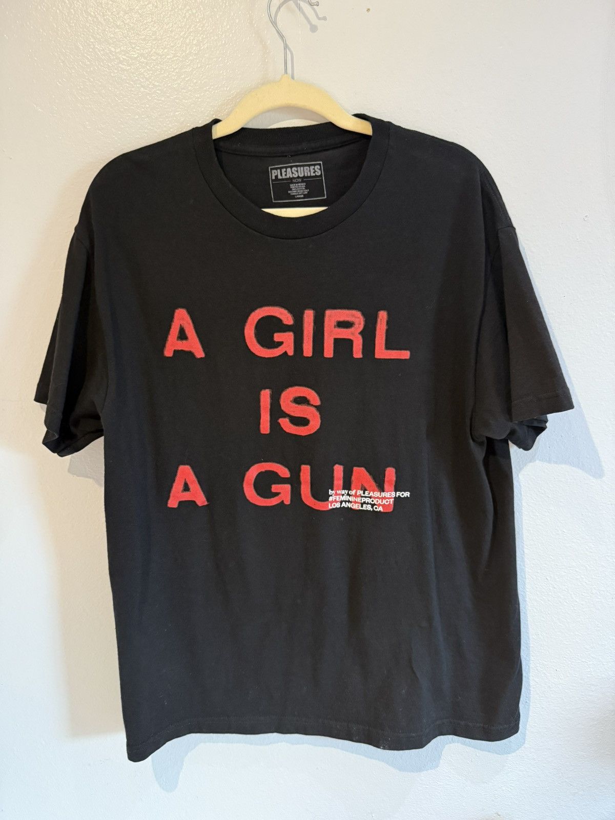 Pleasures Pleasures Girl Is A Gun T-Shirt Size US L / EU 52-54 / 3 - 1 Thumbnail