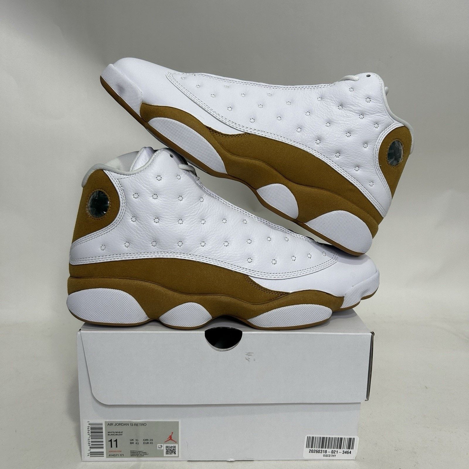 Jordan Brand Nike Air Jordan 13 Retro OG “Wheat” 414571-171 Size US 11 / EU 44 - 1 Thumbnail