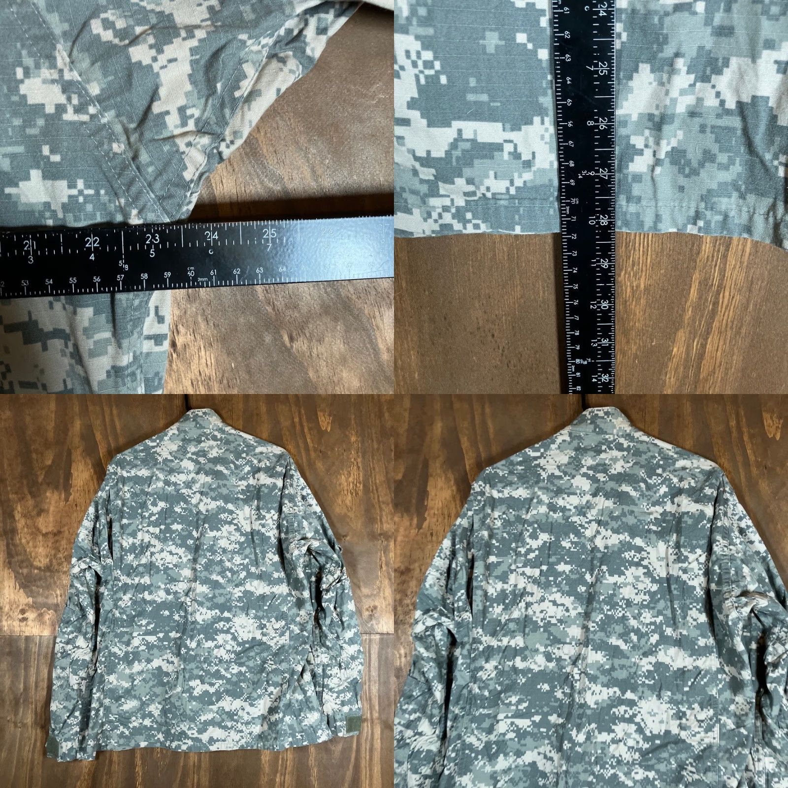 Vintage Army Combat Mens Coat Green Camouflage Digicam Large Regular Jacket Size US L / EU 52-54 / 3 - 8 Thumbnail