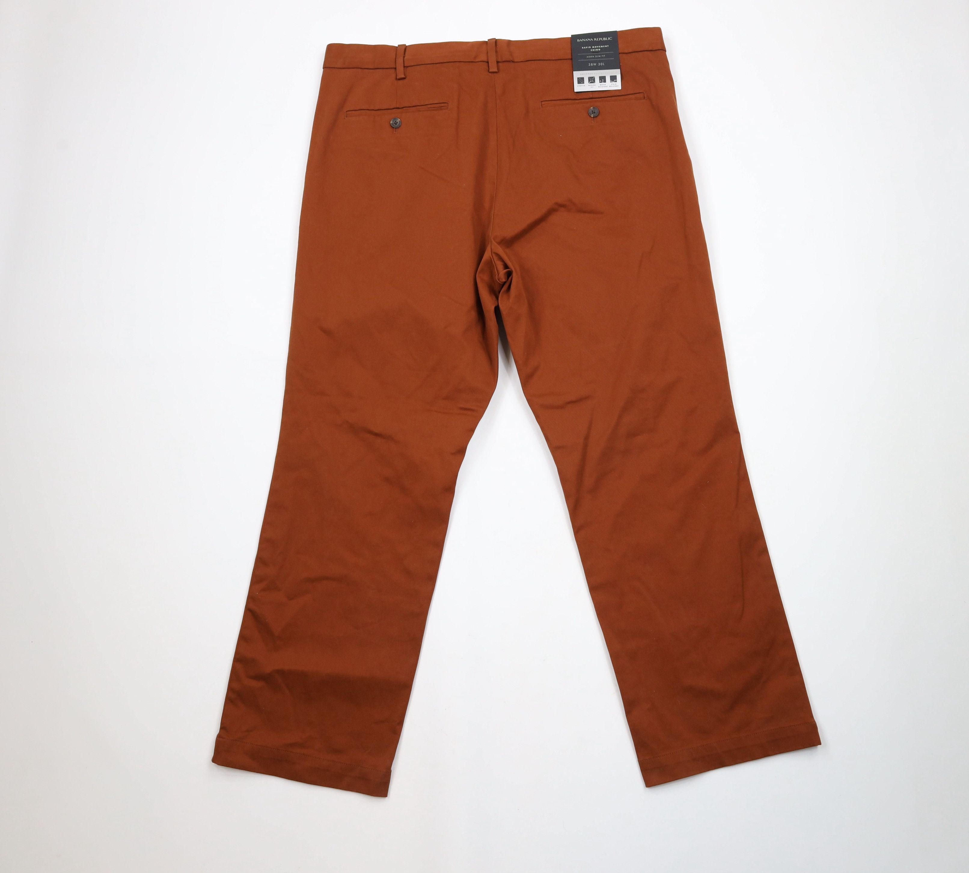 Banana Republic × Vintage New Banana Republic Fit Rapid Movement Chino Pants Orange Size US 38 / EU 54 - 7 Thumbnail