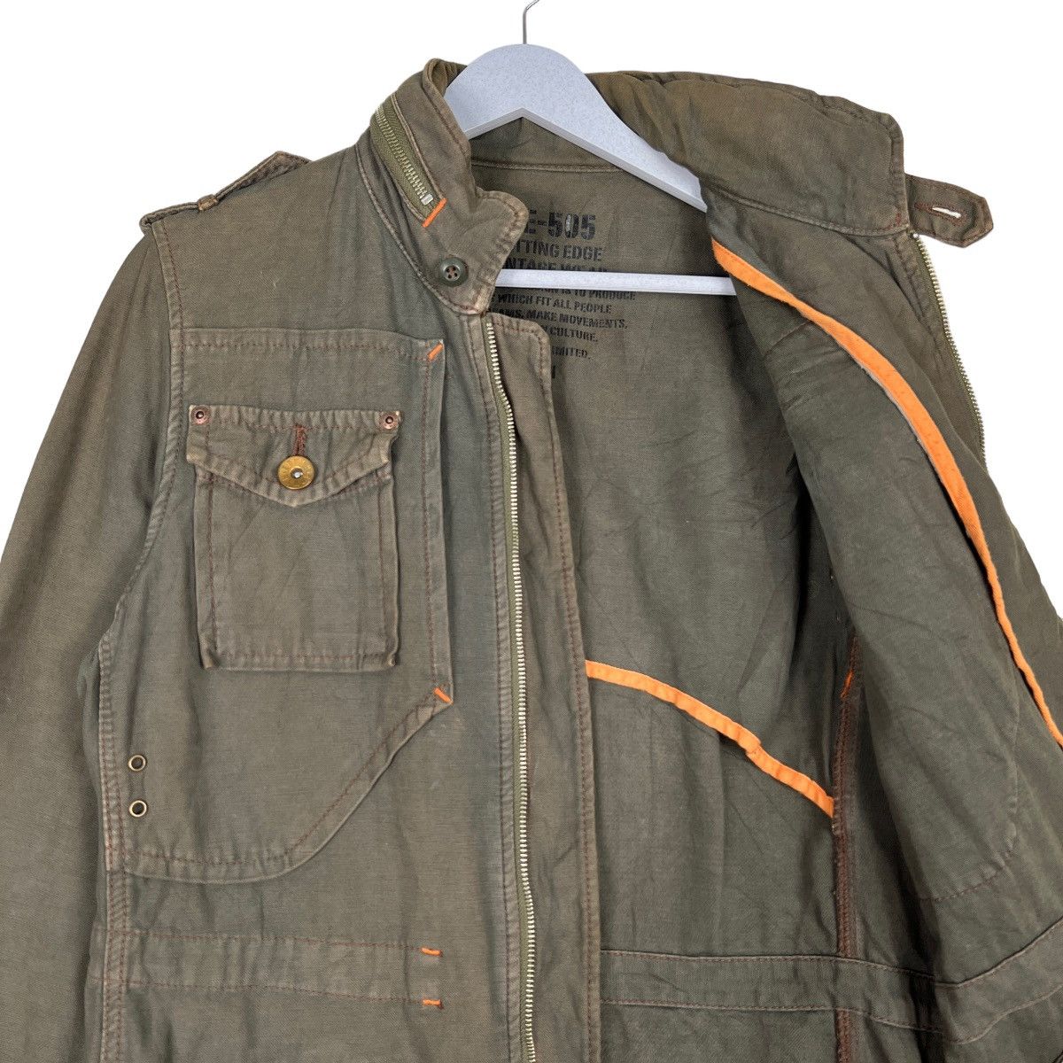 Edwin 🔥 TYPE 505 EDWIN MILITARY STYLE FIELD JACKET Size US M / EU 48-50 / 2 - 11 Thumbnail